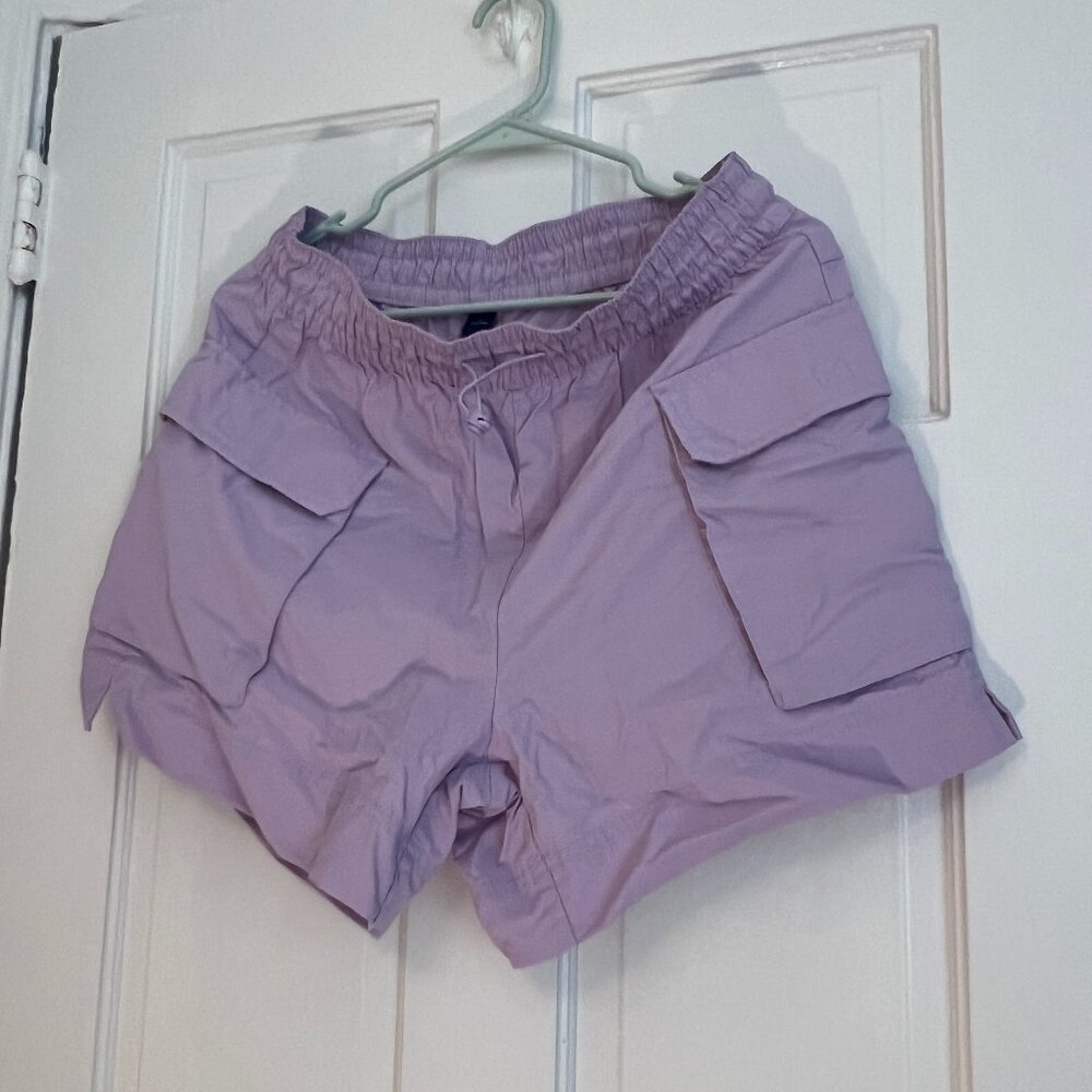Purple Cargo Shorts